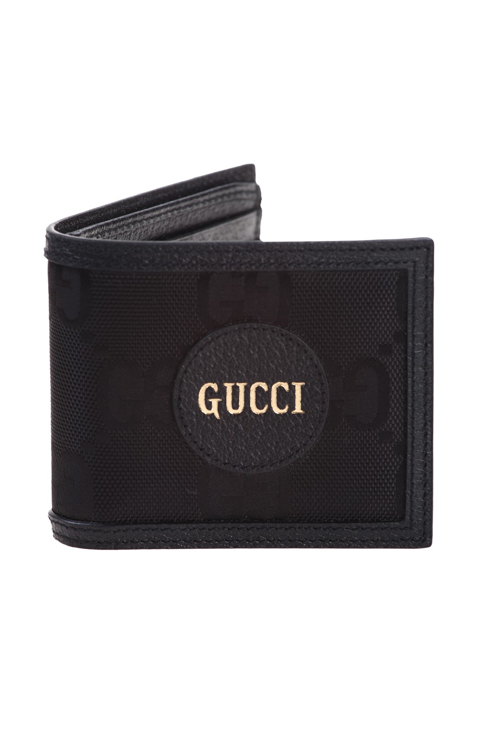 shop GUCCI  Portafoglio: Gucci portafoglio " Gucci off the Grid " in GG nero.
Dettaglio in pelle con logo Gucci.
Interno: sei fessure per carte e uno scomparto per banconote.
Aperto: L 21 cm x A 9 cm; chiuso: L 11 cm x A 9 cm.
Made in Italy.. 625573 H9HAN-1000 number 268373
